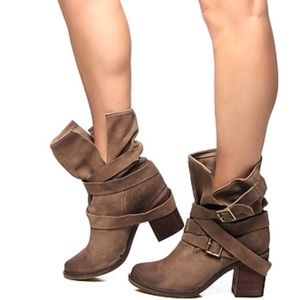 Jeffery Campbell suede FRANCE boots
